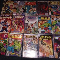 lots of comic books