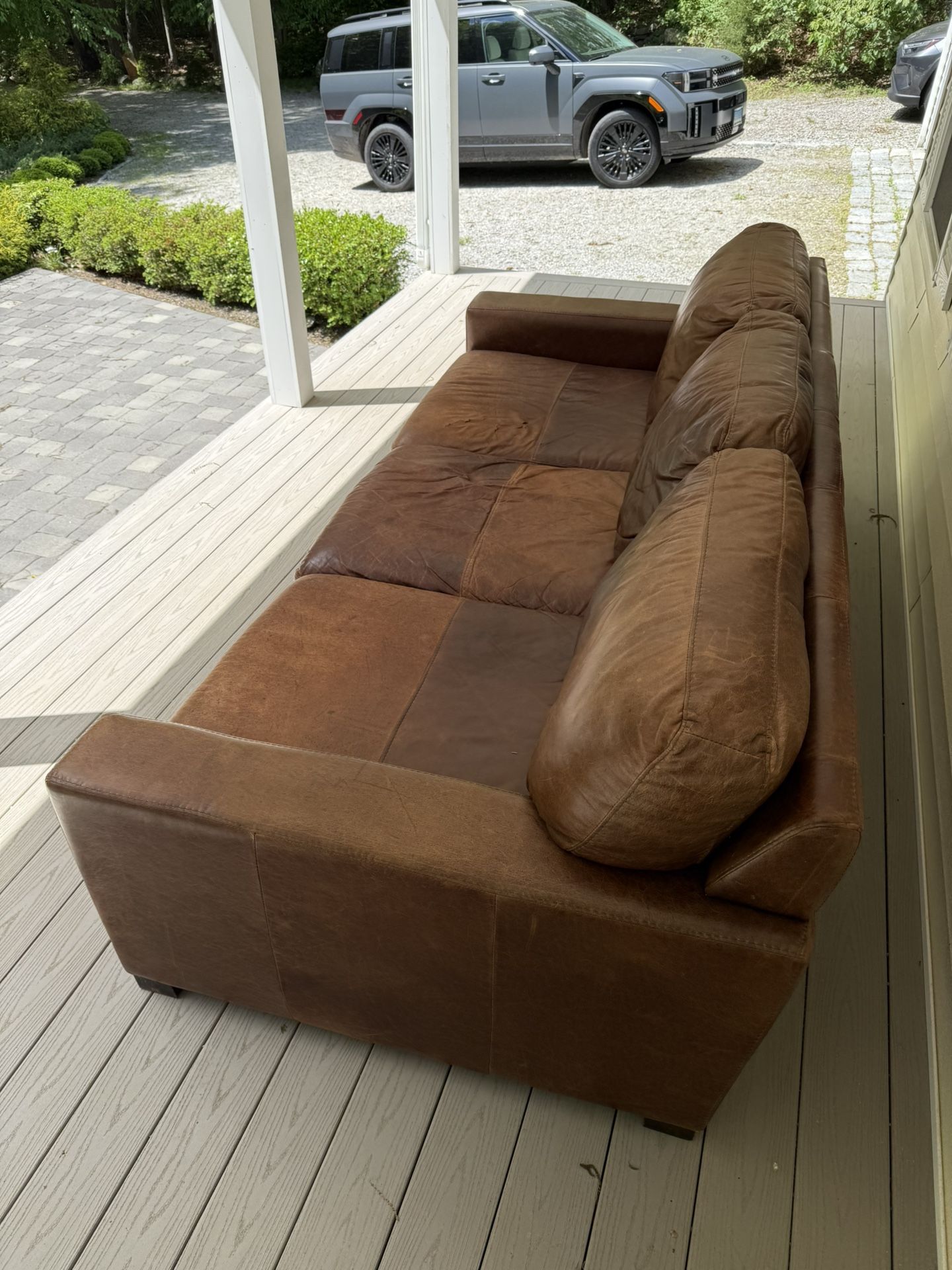Genuine Leather Couch
