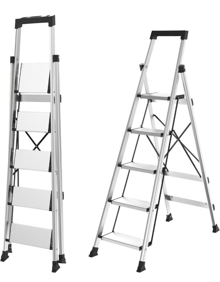 HBtower 5 Aluminum Step Ladder