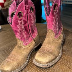 Shyanne Girls' Little Lainie Western Boot Square Toe