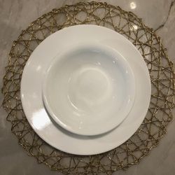 MAKE YOUR WEDDING BEAUTIFUL  200 GOLD WOVENPLACE MATS / CHARGERS