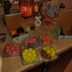 Party Lite Meltables And Few Candle Holders 