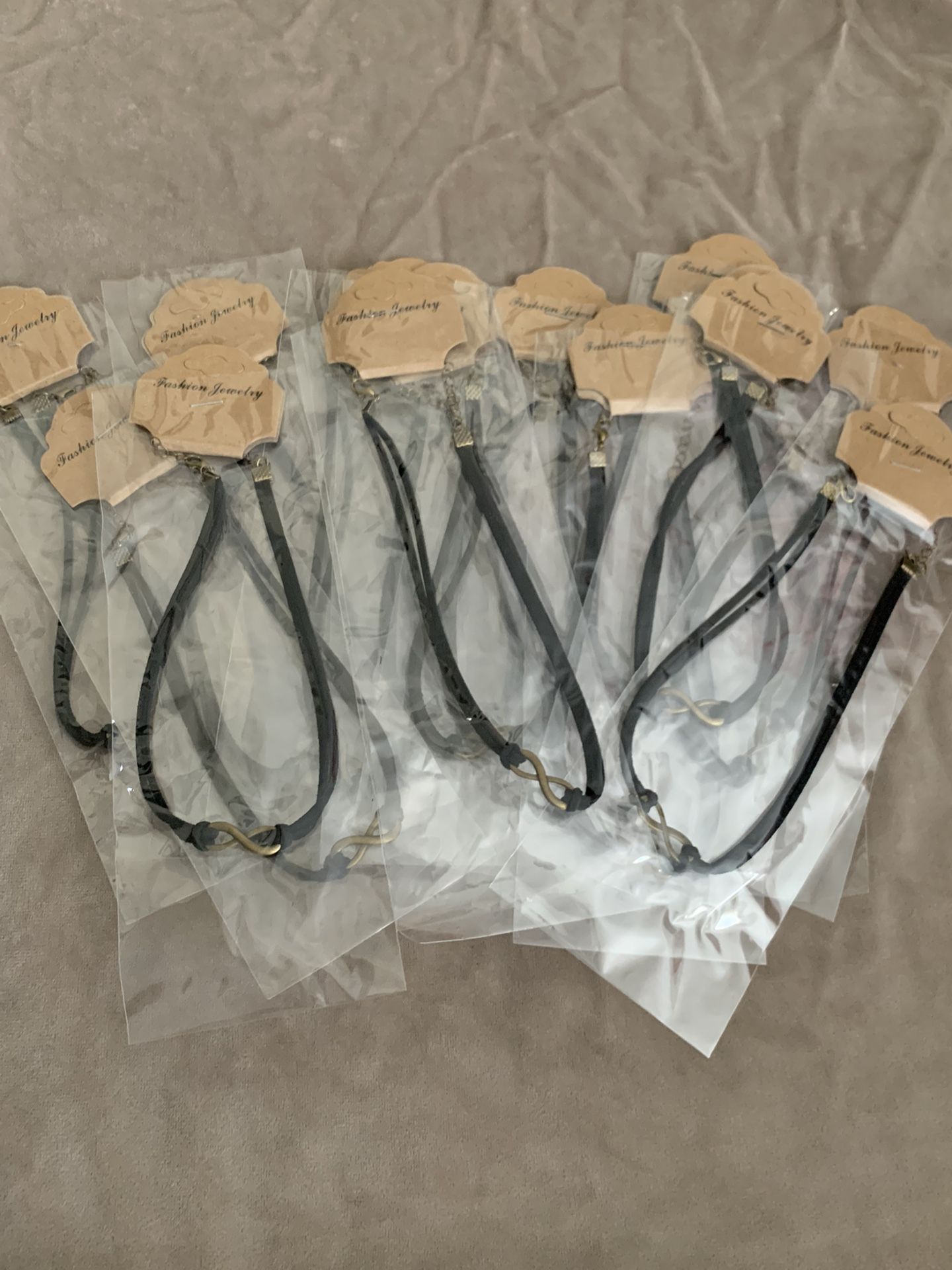 16 Pieces Wholesale Leather Choker Necklace