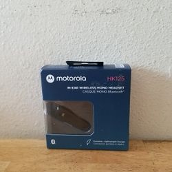 Motorola. IN-EAR WIRELESS MONO HEADSET 