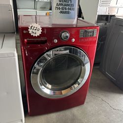RED LG GAS DRYER 