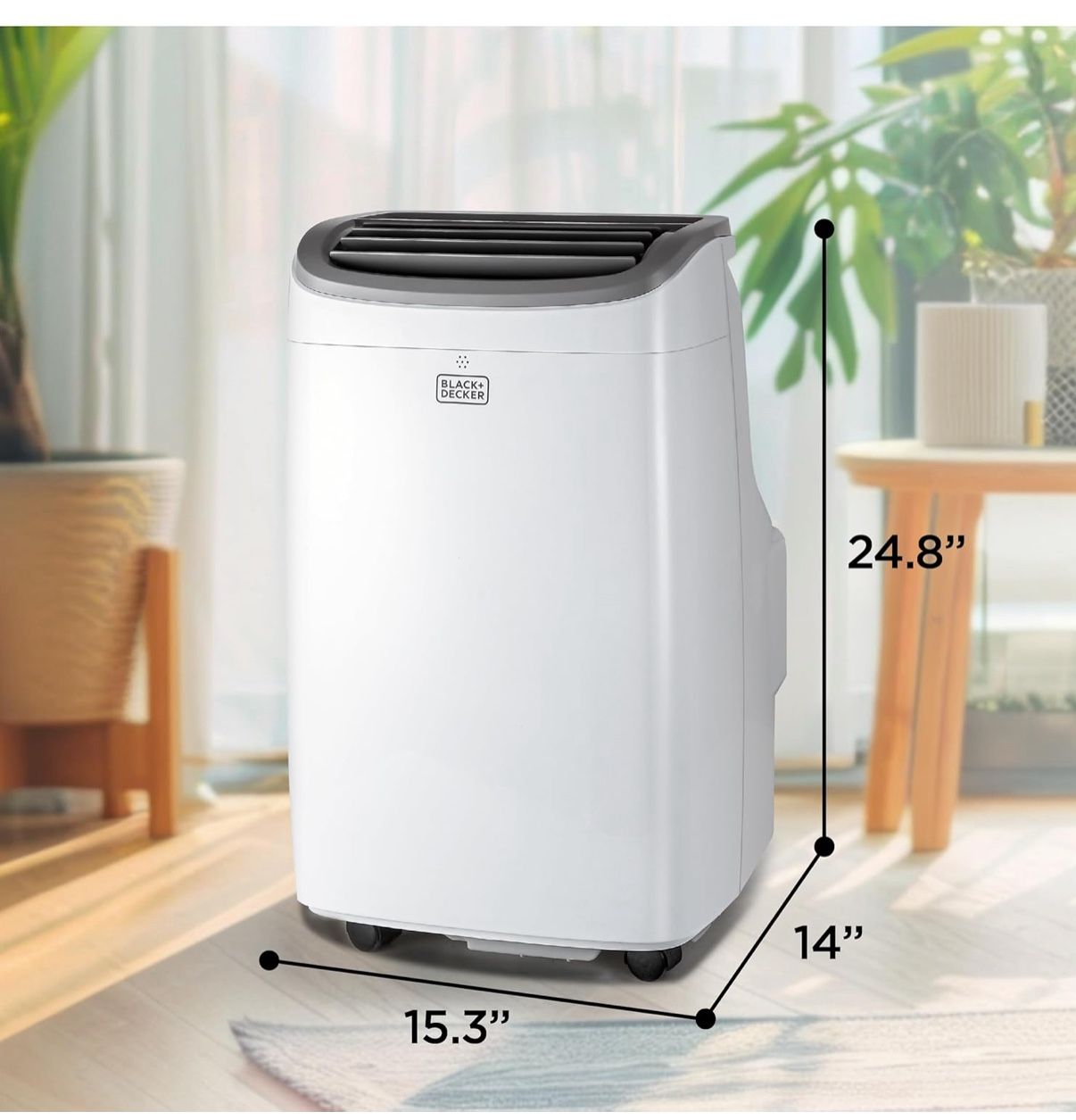 BLACK+DECKER 10,000 BTU Portable AC w/ Remote & Window Kit