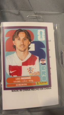 Fifa panini Luka modric purple parallel border