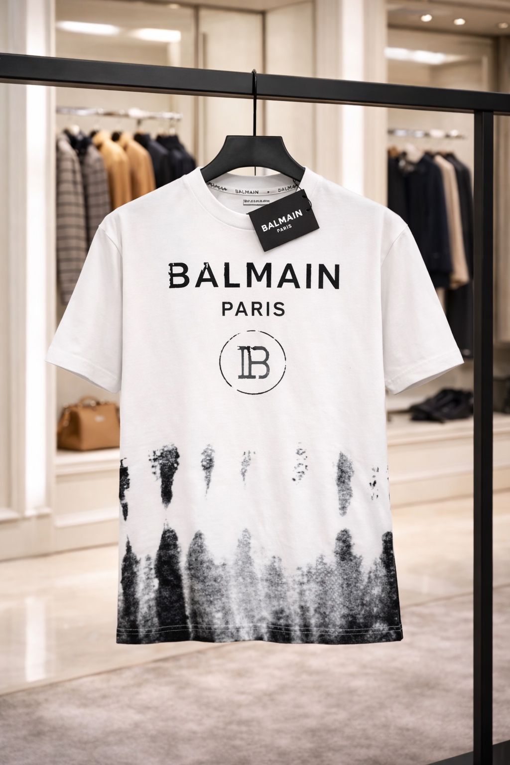 Balmain White Tshirt 3for$100 Medium Only