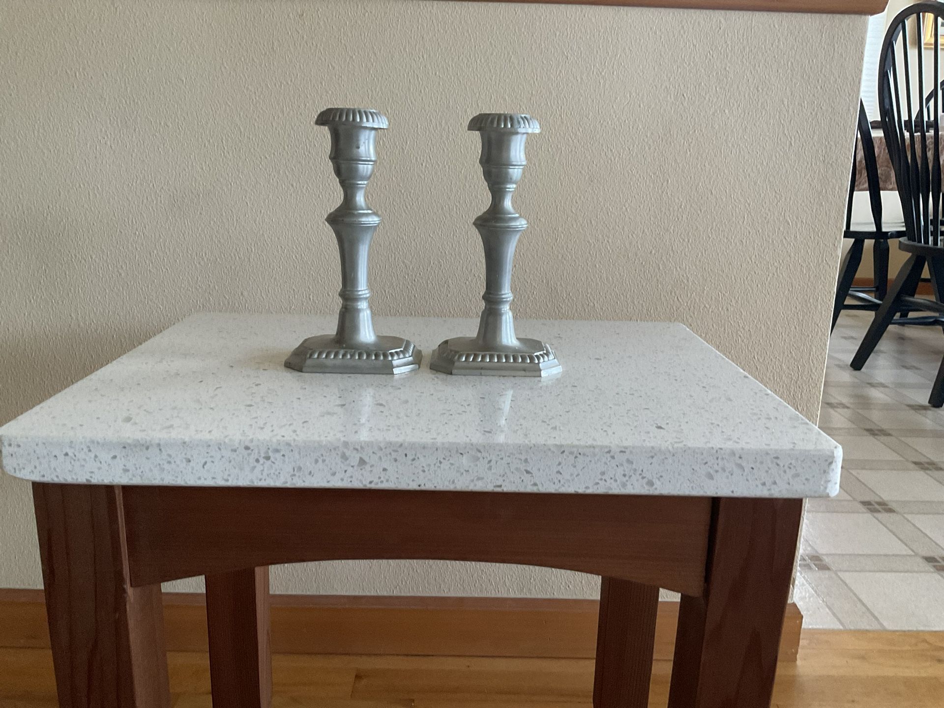 Poole Pewter Candlesticks