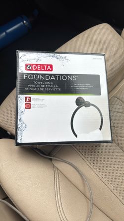Delta Foundations Towel Ring