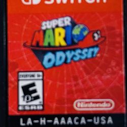 Super Mario Odyssey (Nintendo Switch, 2017) Game 