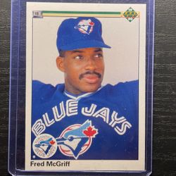 1990 Upper Deck Fred McGriff Baseball Card #108