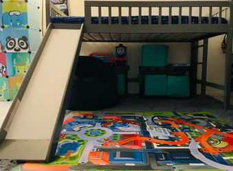 Kids bed with slide also come with mattresses