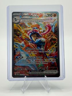 Pokemon Greninja ex 214/167 Twilight Masquerade SIR Near mint