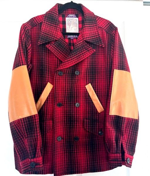 PRPS Goods & Co Plaid Jacket. Size M Red/Black