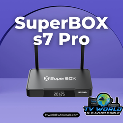 SuperBOX Super box S7 Models Max, S7 Pro, S6 Ultra, Supreme & Vsee V6 Plus, V6 Max Vsee Elite Mini, Elite Ultra 8 Authorized Wholesale distributors 