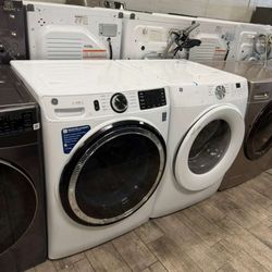 Ge profile washer and brand new dryer electric with warranty