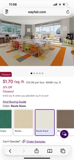 200+ ft luxury vinyl tile flooring