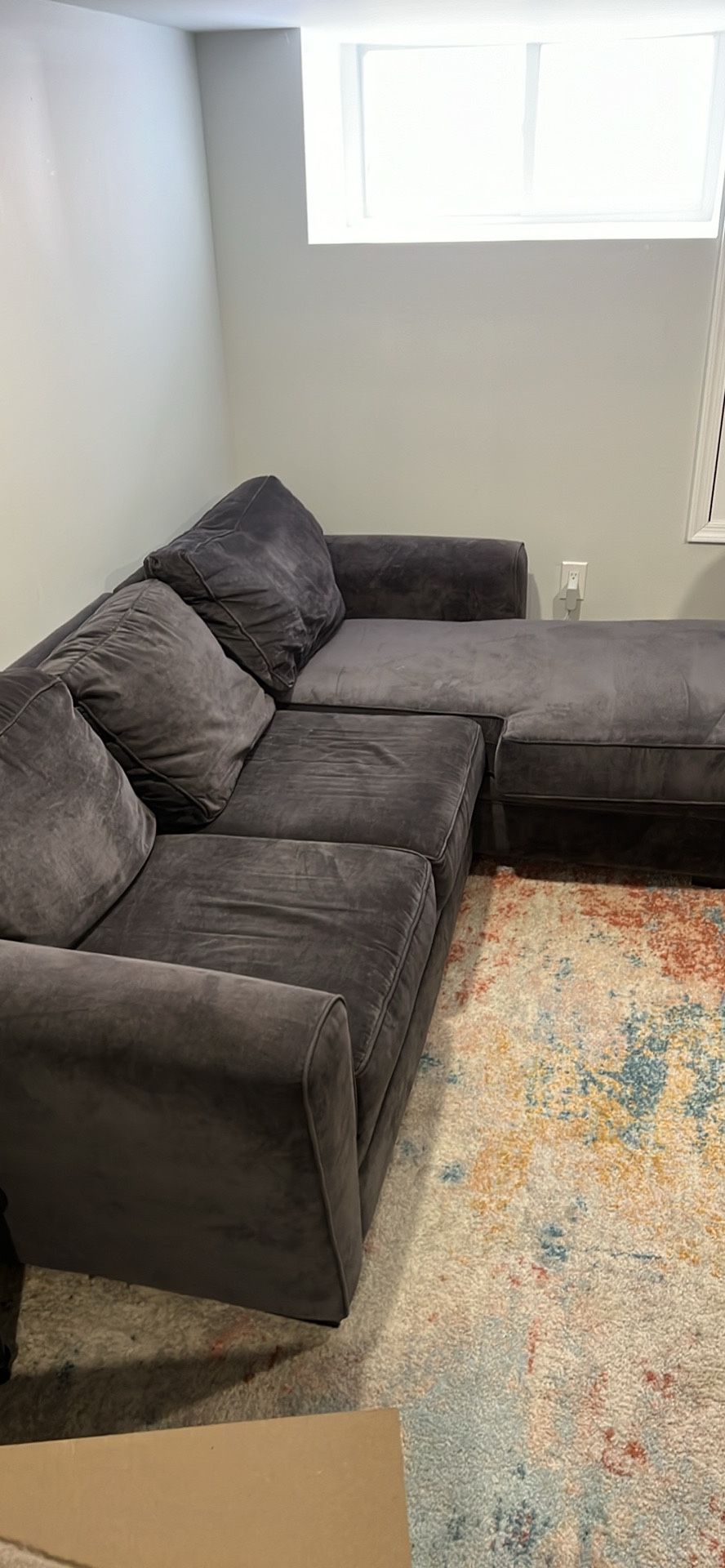 Sofa With Chaise Lounge 