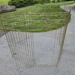 Exercise pen for dog or small animals, 8 panels, 24x48" each