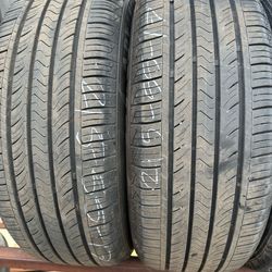 215/55/17 Used pair tires 215-55-17