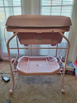 Baby Joy Standing Tub And Changing Table