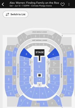 Alex Warren 3 tickets great view