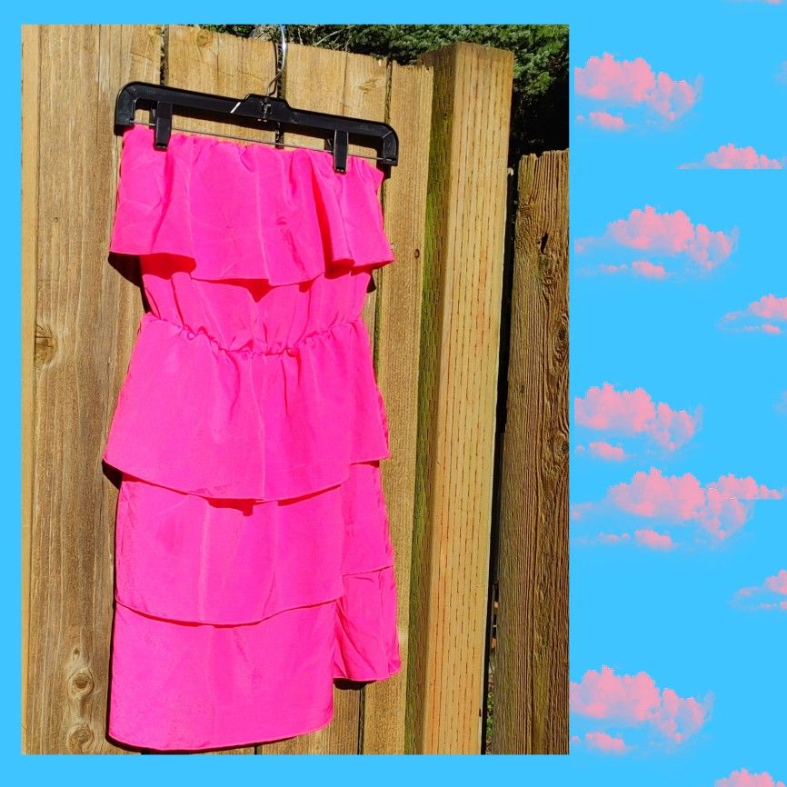 Pink Ruffle Sundress
