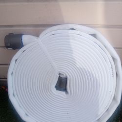 Key Hose 50' Double Jacket Rubber Lined Attack Fire Hose 2-1/2" 6061-T6 Coupling