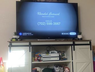 TV stand with Tv