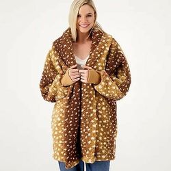 Sherpa Shawl Lounger Robe! Size 2x/3x! Brand New! 