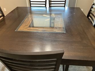 54” x 54” counter height table