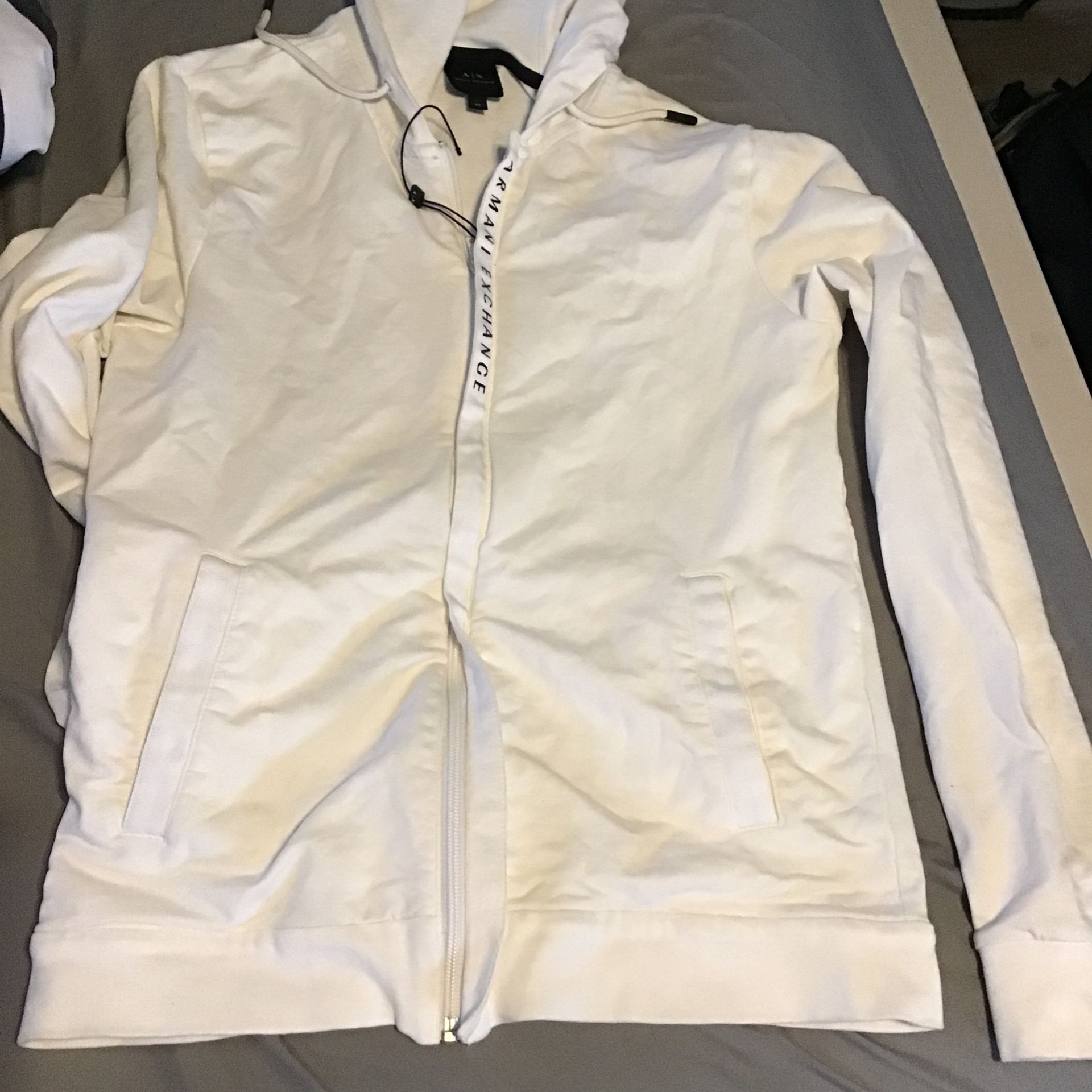 Armani Exchange Zip Up Fleece Size Xsmall (WORN ONCE)