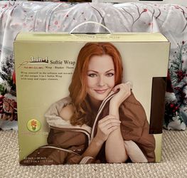 NEW 3-in-1 Premium Softie Wrap Blanket Throw 