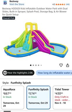 H2O Go water slide