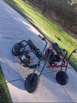 Black mini bike