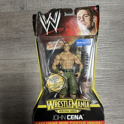 2011 John Cena Wrestlemania Action Figure New In Packet
