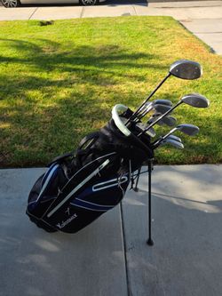Right-Hand Callaway X-20 Graphite Irons + 460 Driver + 3 Wood + Bag — $350 OBO