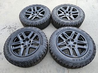 20" CHEVY SILVERADO TRAIL BOSS RIMS & TIRES