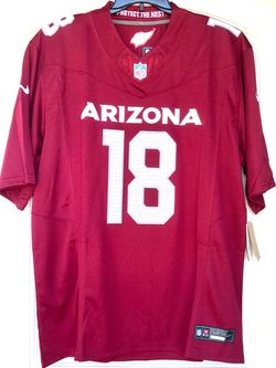 SMALL + LARGE - CARDINALS #18 HARRISON JR.  STITCHED REPLICA JERSEYS