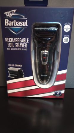 Rechargeable Foil Shaver with Stainless Steel Blades 