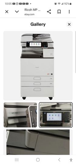 Ricoh Mp 2554 Copier \Scanner \Printer