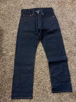Levi 501s Dark Blue Denim