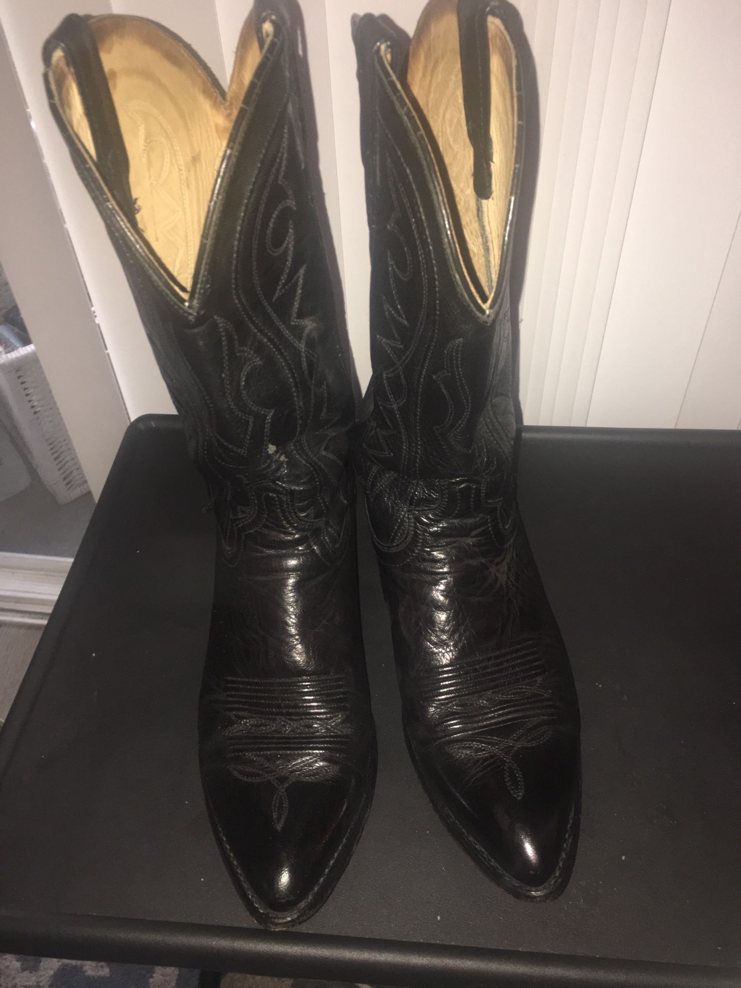 Vintage Dan Post Mens Cowboy Boots