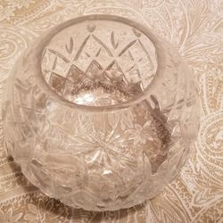 Rogaska Crystal Globe Vase