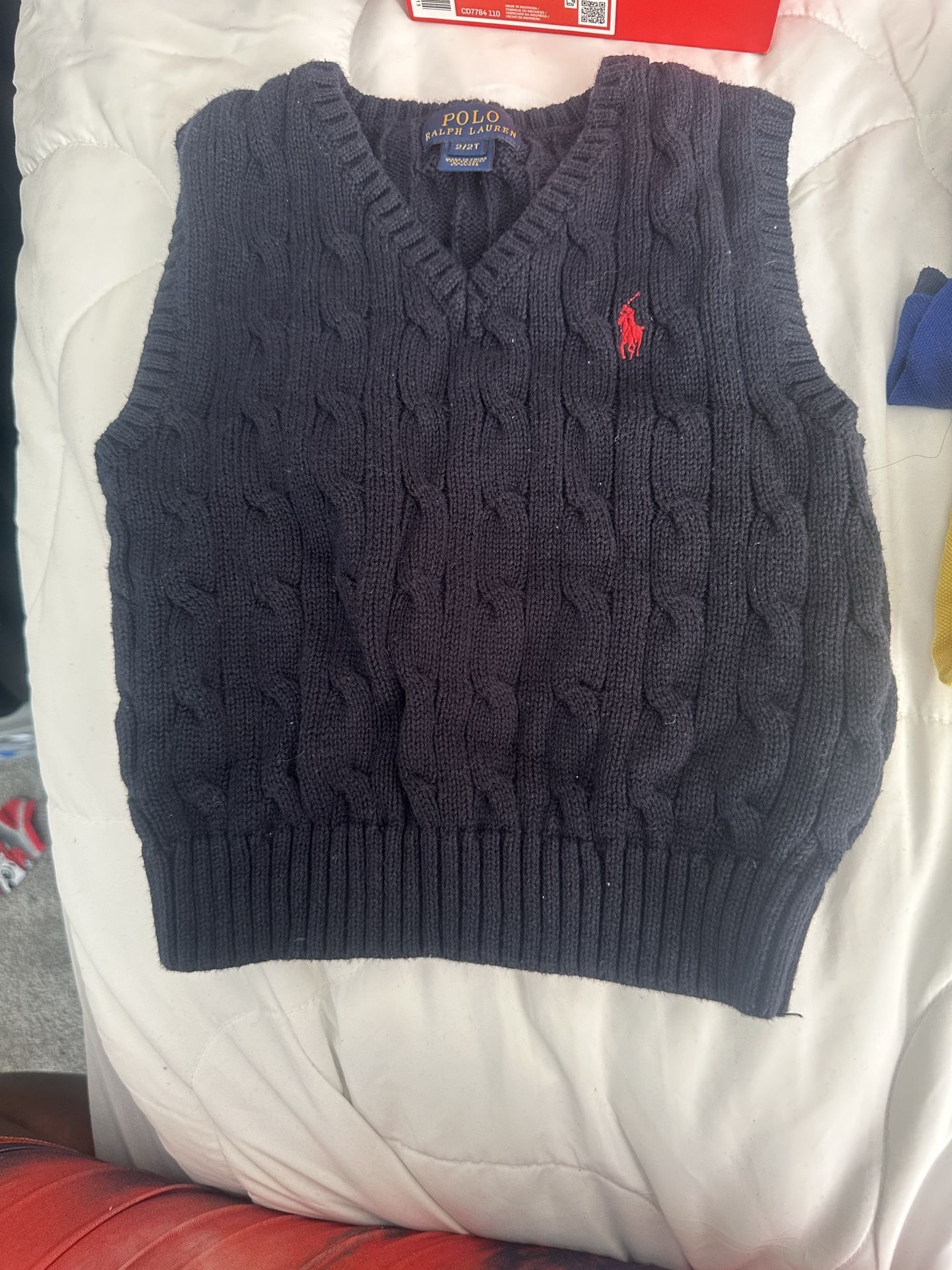 Polo Sweater vest Toddler Size 2T
