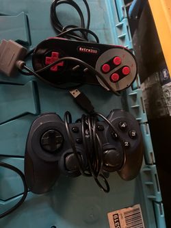 RetroDuo and Logitech Wired Game Controllers