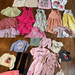 Bundle Of Girls Clothes Size 5T 