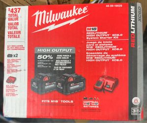Milwaukee M18 RedLithium XC6.0 System Starter Kit