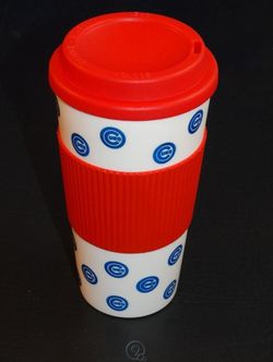 Chicago Cubs coffee cup mug with lid